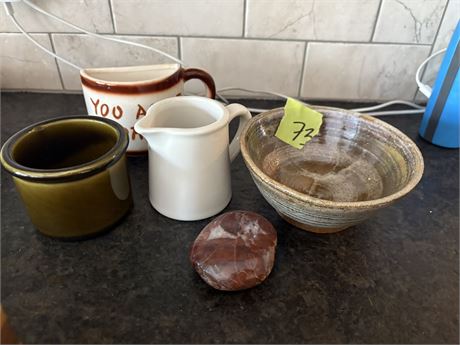 Dishes, Pottery, Stone