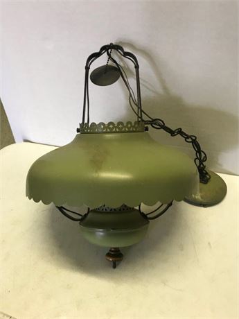 Vintage Rustic Country Western Lantern Style Lamp Light
