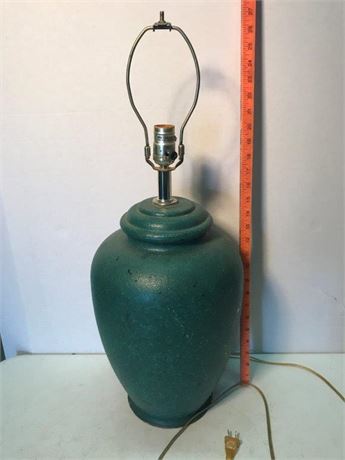 Painted Glass Lamp