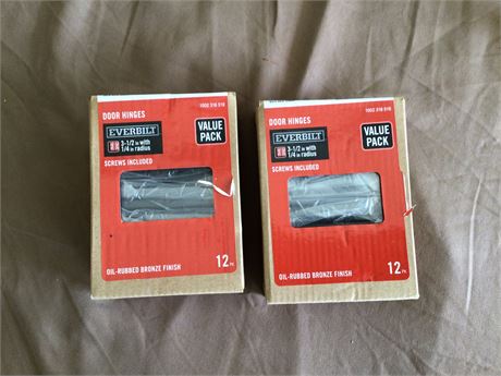 Hinge Lot (3-1/2 ") 2- 12 Packs Unopened