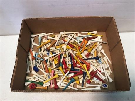 Flat of Golf Tees