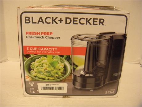 Black & Decker Fresh Prep One-Touch Chopper