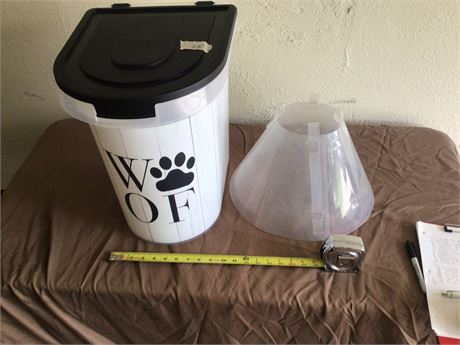 Pet Food Container & Pet Cone