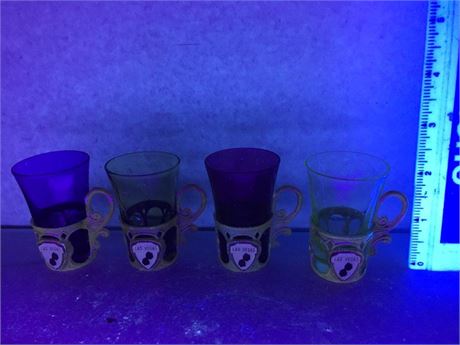 Set of 4 Las Vegas Glass