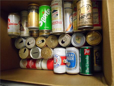 Lot of Beer Cans