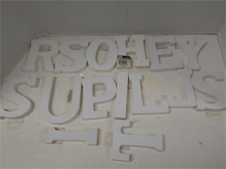 White Letters