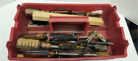 Lot Of Various Tools & Tool Tray