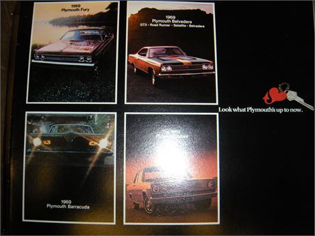 1969 Plymoth new Model Advertising books Large Lot