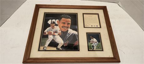 Carlos Baerga Framed Picture & Card
