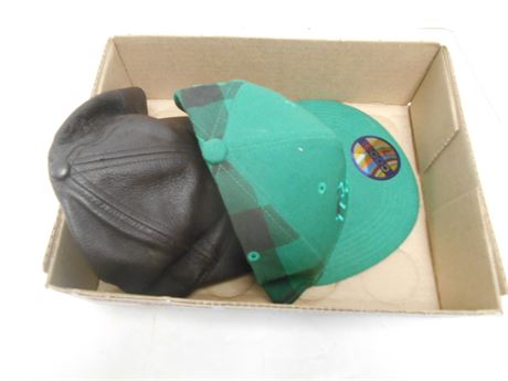 Coogi Hat & Leather Hat