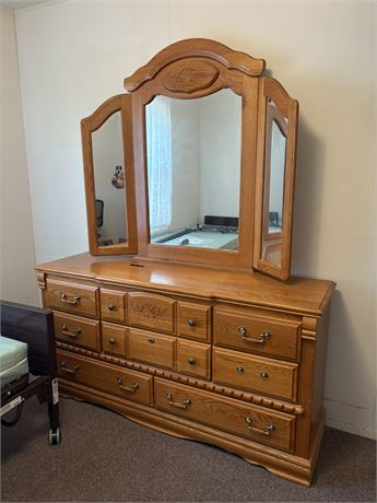 Dresser and Mirror
