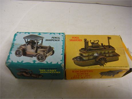Vintage Die Cast Pencil Sharpeners