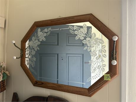 Mirror Coat Rack