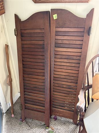 Wood Swinging Door Shutters