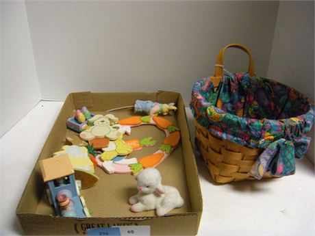 Flat Of Easter Decorations