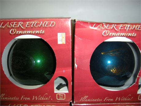 Laser Etched Ornaments
