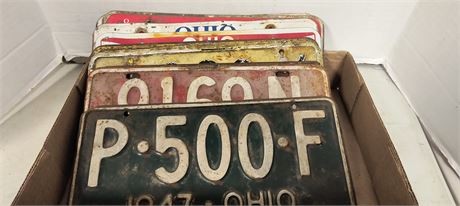 Flat Of License Plates