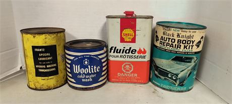 Vintage Advertisement Cans