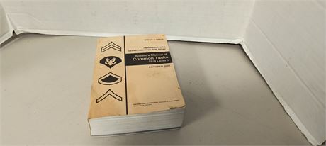 Soldier's Manual Of Common Tasks Skill Level 1 Book