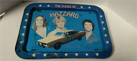 1981 Dukes Of Hazzard Metal Serving Tray
