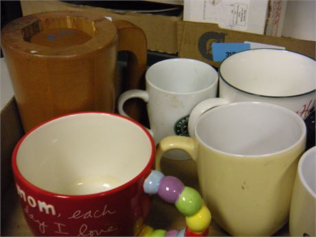 Flat Of Coffee Cups