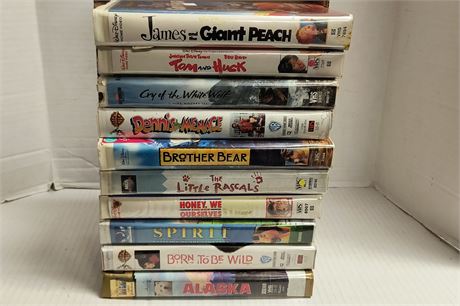 Vintage VHS Tapes. Disney & More
