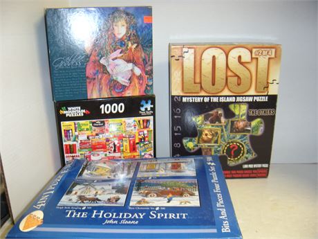 Lot Of Various Puzzles