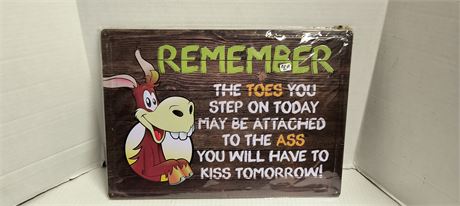 Novelty Metal Sign
