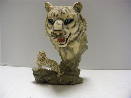White Tiger Unique Statue