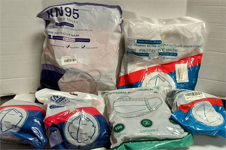 Flat Of KN95 Face Mask