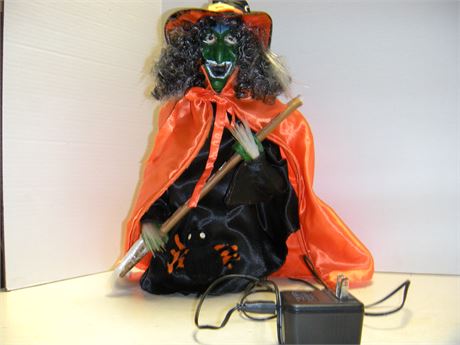 Animated Halloween Witch Decoration