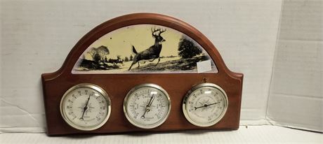 Vintage Wooden Weather Station