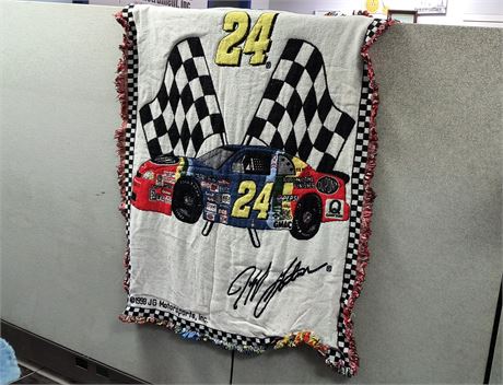 Nascar Number 24 Throw Blanket