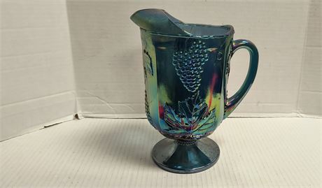 Carnival Glass Grape Pitcher