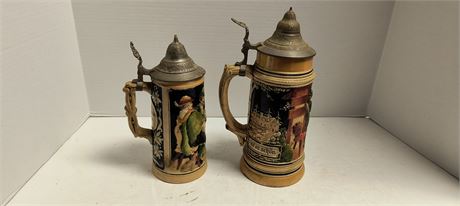 Vintage German Beer Steins