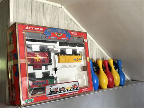Train, Bowling Pins