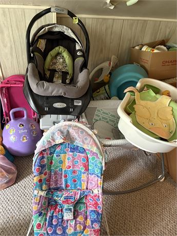 Car Seat, Baby Bathtub, Bouncy Chair, Swing, Booster Seat