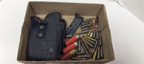 Gun Holster & Magazine & Gun Ammunition