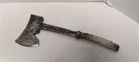 Vintage Axe Tomahawk Handle Has Been Repaired