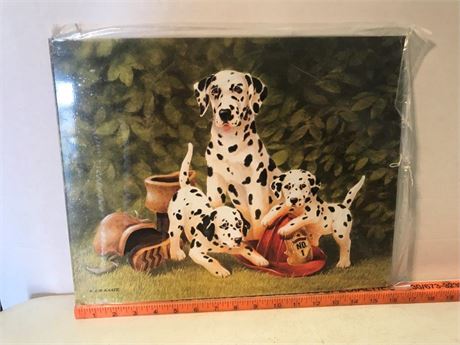 New Dalmatian Metal Sign