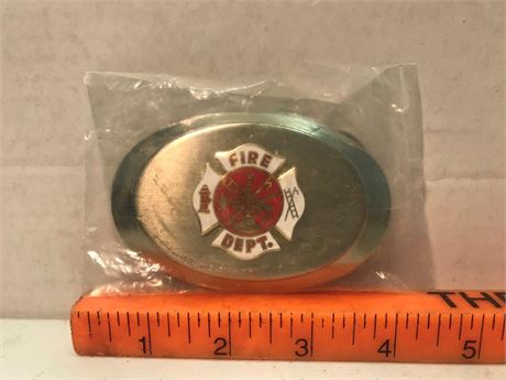 New Fire Dept. Belt Buckle