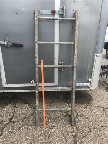 5ft Section Wood Ladder Decor