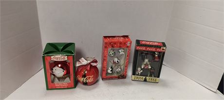 Lot Of Coca Cola Christmas Decorations