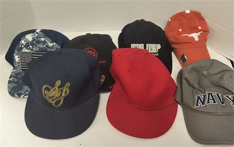 Flat Of Baseball Hats