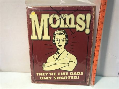 New Moms! Metal Sign