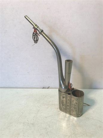 Asian Scenery Metal Tobacco Pipe?