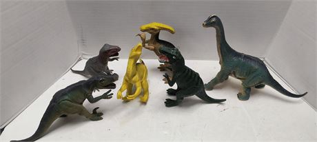 Flat Of Toy Dinosaurs