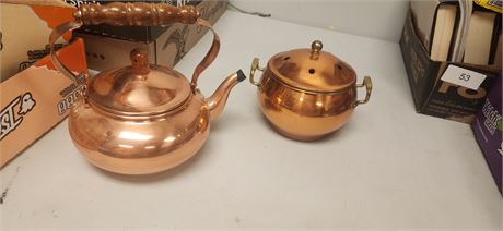 Copper teapot