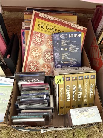 VHS Tapes, CDs, Misc