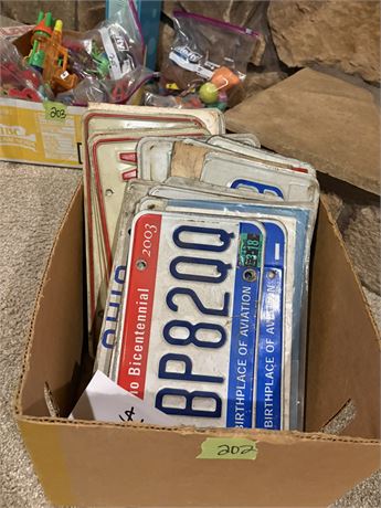 License Plates Lot